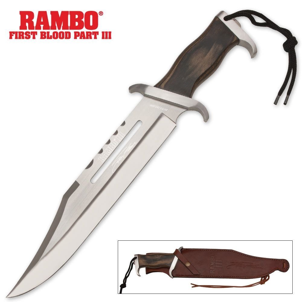 Rambo Knives Masterpiece Collection 3 Hollywood Sylvester Stallone Signature Edition Knife